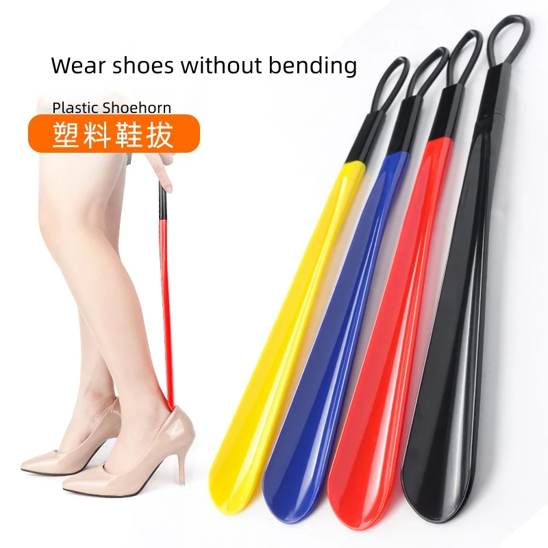 Promotion Long Customized With Brand Logo High-Quality Cheap Price Comfortable Custom ABS Plastic Shoe Horn