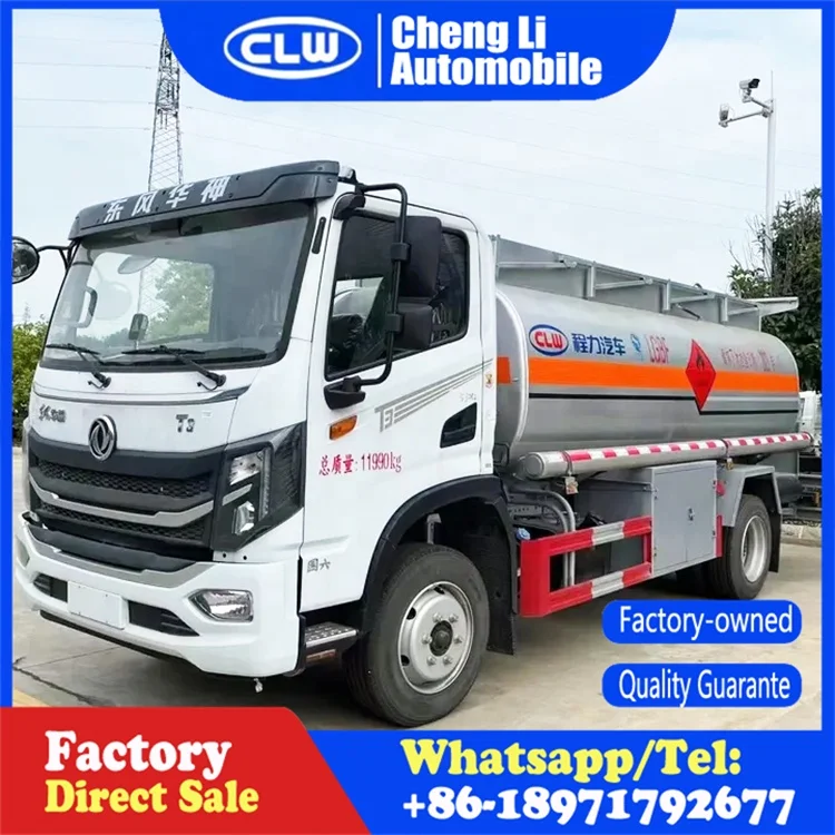 Dongfeng 10000 litres fuel tanker truck 4x2 fuel oil tank truck sale