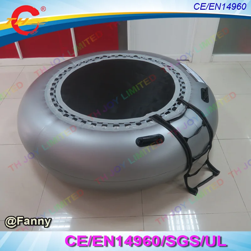 2m pvc Kids backyard Toy trapoline  Inflatable jump pad Jumping Trampoline