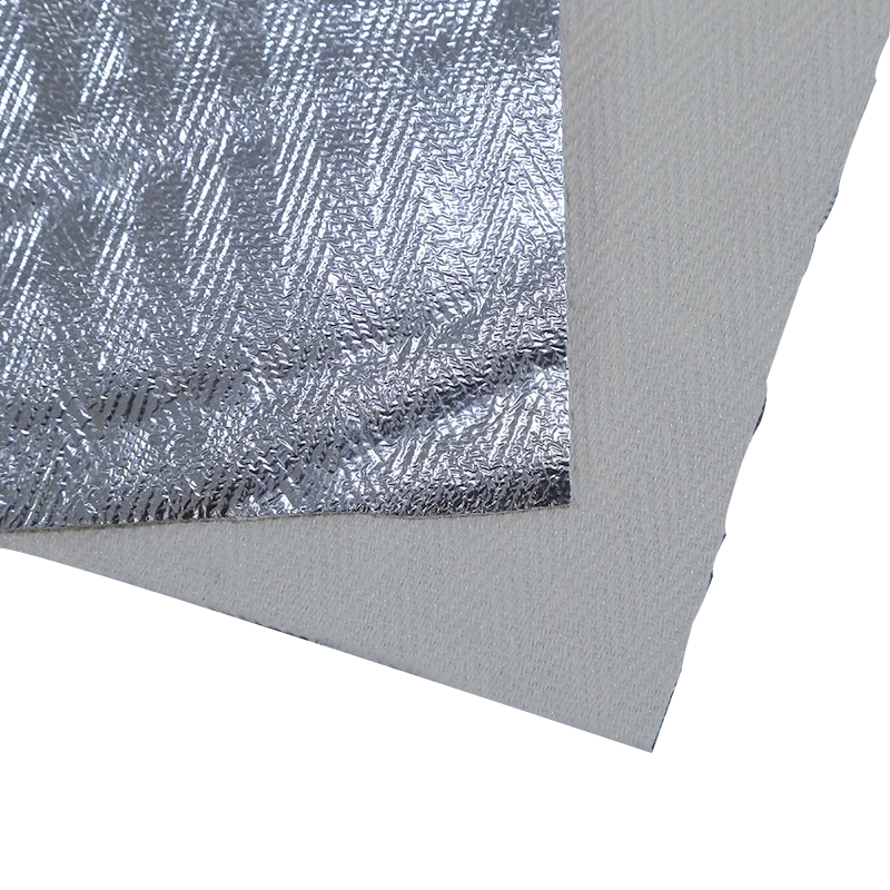 aluminized fabric silica fabric with aluminum foil aluminum foil woven fabric