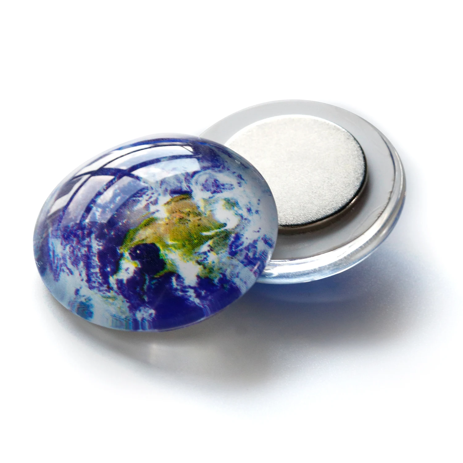 2024 Holiday Promotion Custom-Made Old Design Painting Refrigerator Magnet Glass Small Magnets For Fridge