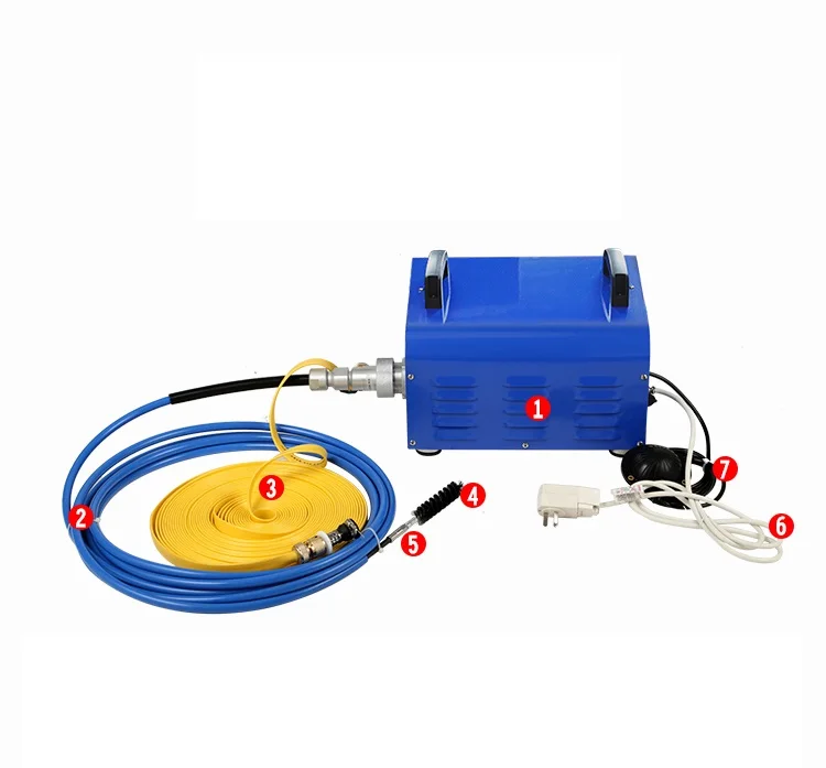 KT208 Tube Cleaning Machine Condenser Cleaner Descaling Water Erosion Type Chiller