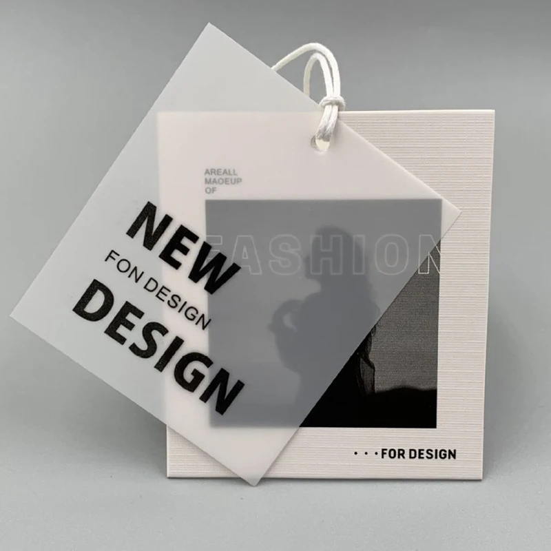 Garment Hang Swing Tags Paper Custom Pvc Garment Tags And Labels Price Clothing Hanging Hang Tag