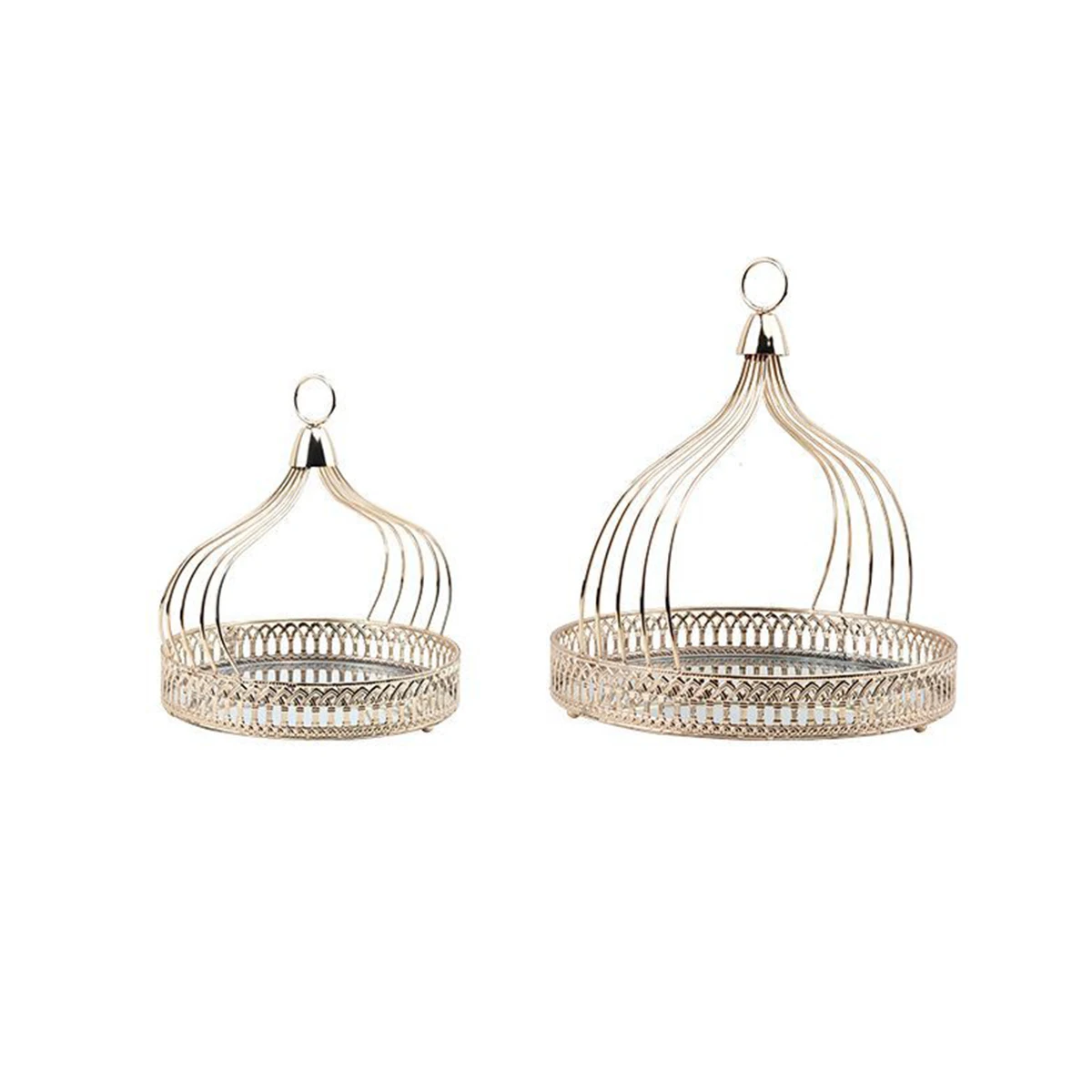 Creative European Dessert Basket Fruit Snack Plate Afternoon Tea Cake Display Rack Table Christmas Graduation New Year