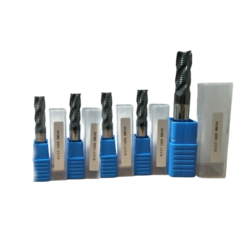Solid Carbide Roughing End Mill CNC End Mill Cutters for Steel and Aluminum