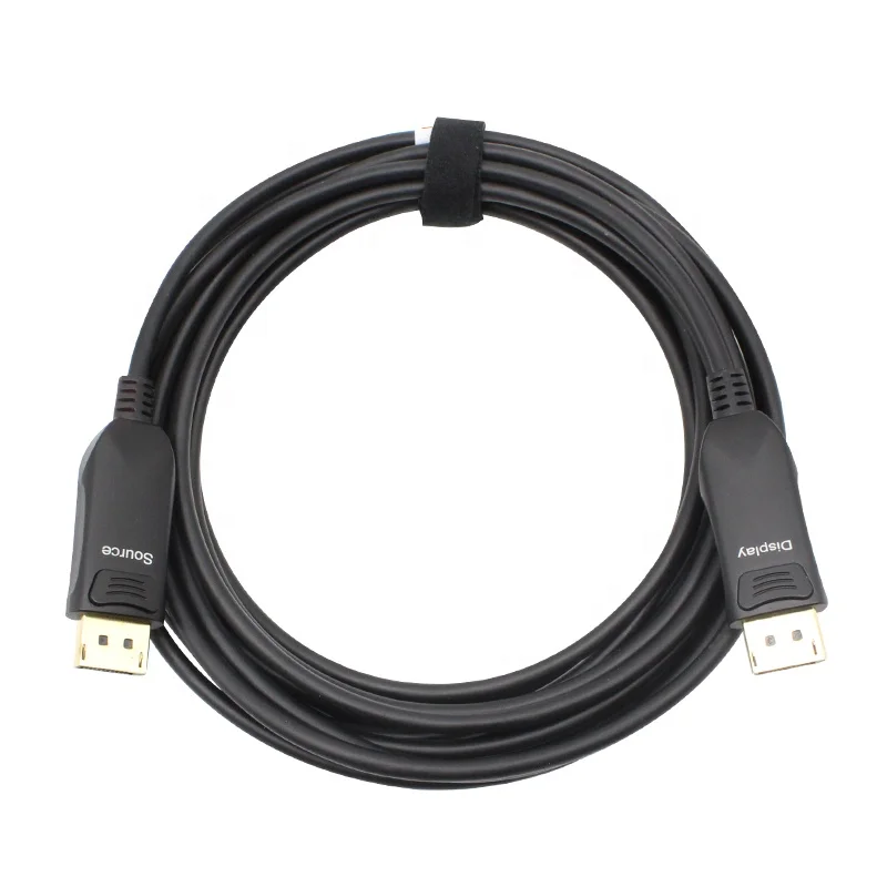 Волоконно-оптический кабель DisplayPort к DP 1 4 Поддержка 8K 60 Гц высокая скорость 32 Гбит/с HDCP 3D HDR