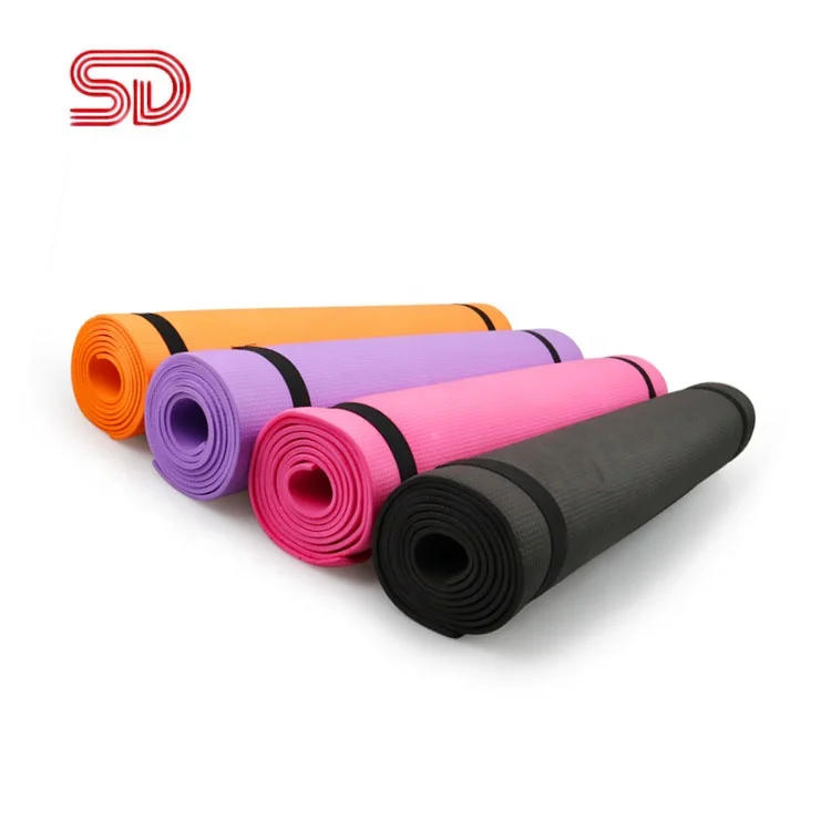 Гимнастический спортивный коврик из ПВХ для похудения и фитнеса, женский спортивный коврик для йоги