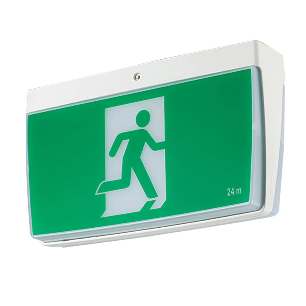 4W  acrylic Box Lights SAA rechargeable led exit sign emergency light france