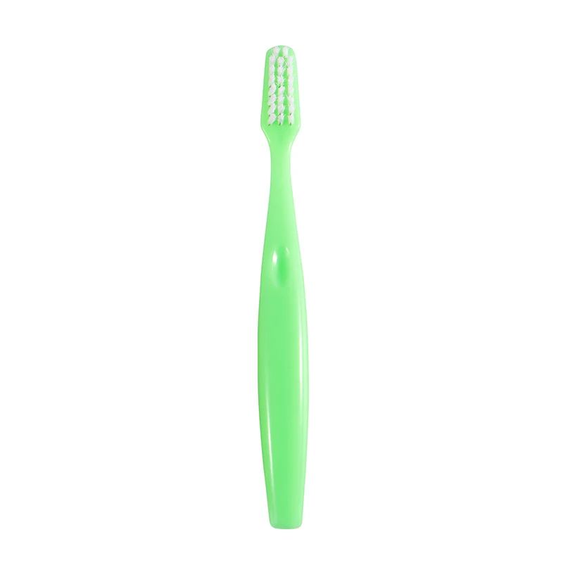 Soft Nylon Bristle Monochrome Brush Handle Non-slip Kids Children Toothbrush