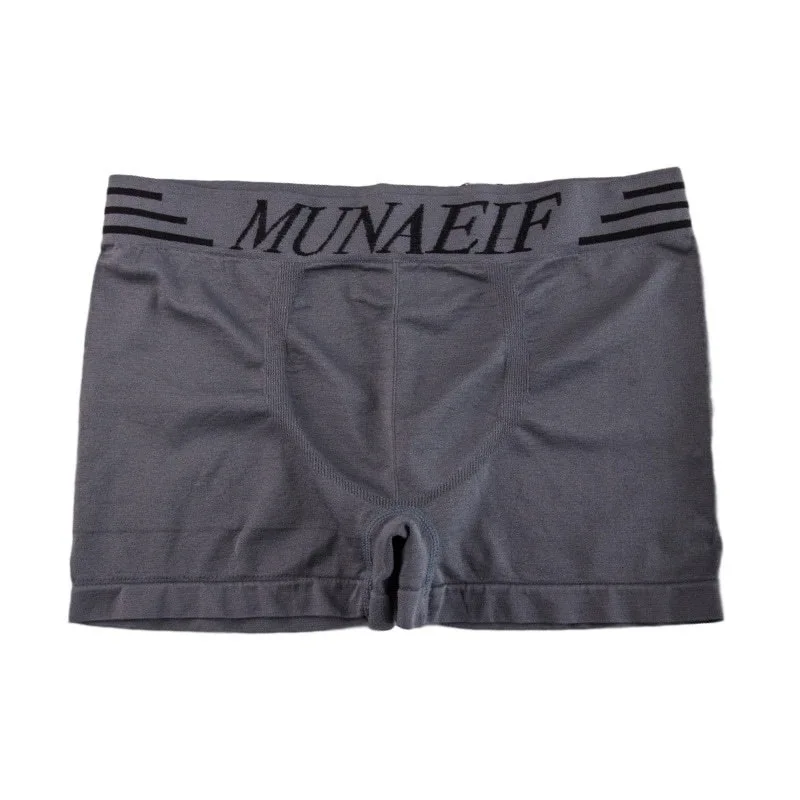 Mid-Rise High Elastic Seamless Men Briefs Skin-Friendly Cotton Crotch Breathable Spandex Men Boxer