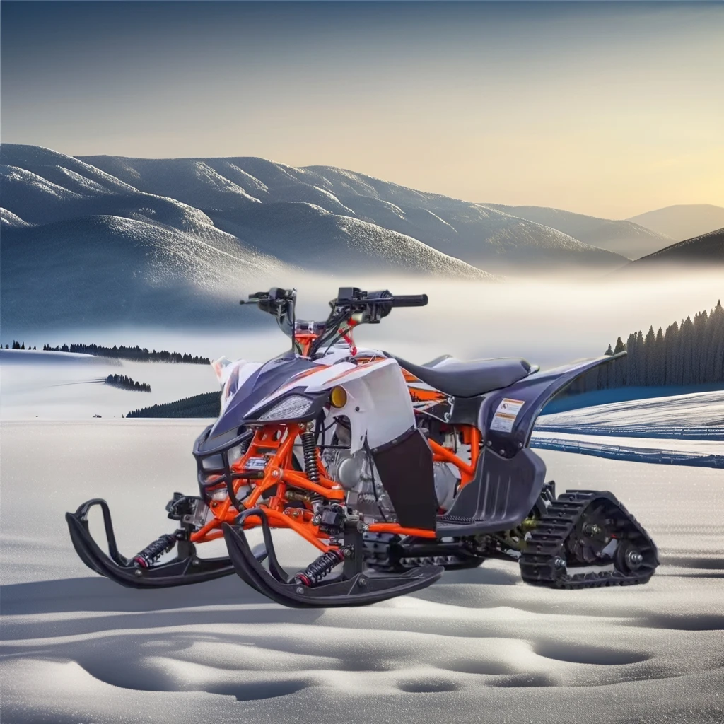 Снегоход 125CCSnowmobile track мотоциклетный саночник вездеходный скремблинг мотоцикл для аренды
