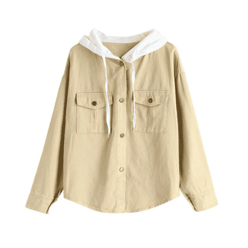 2021 Hot Sale New Korean Style Uniform Plain Men Button Hoodie Winter Jackets