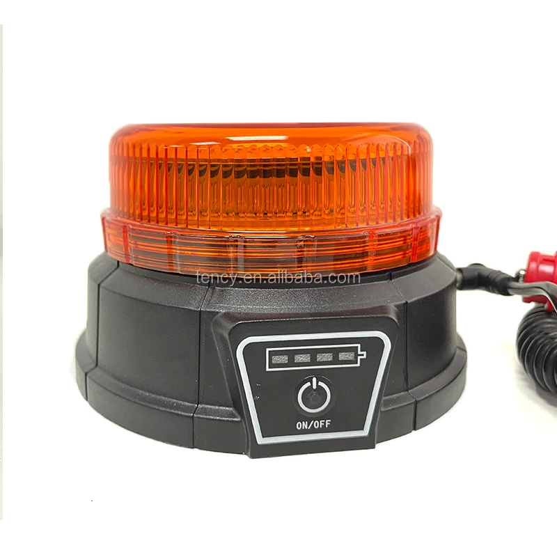 
rechargeable warning light emergency rechargeable beacon magnet strobe lights LED lamp 