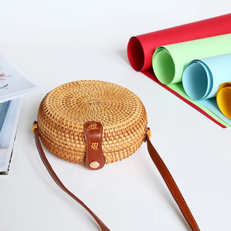 
Youngfuyou Wholesale leather women handbags ladies raffia beach rattan bags for women girls 