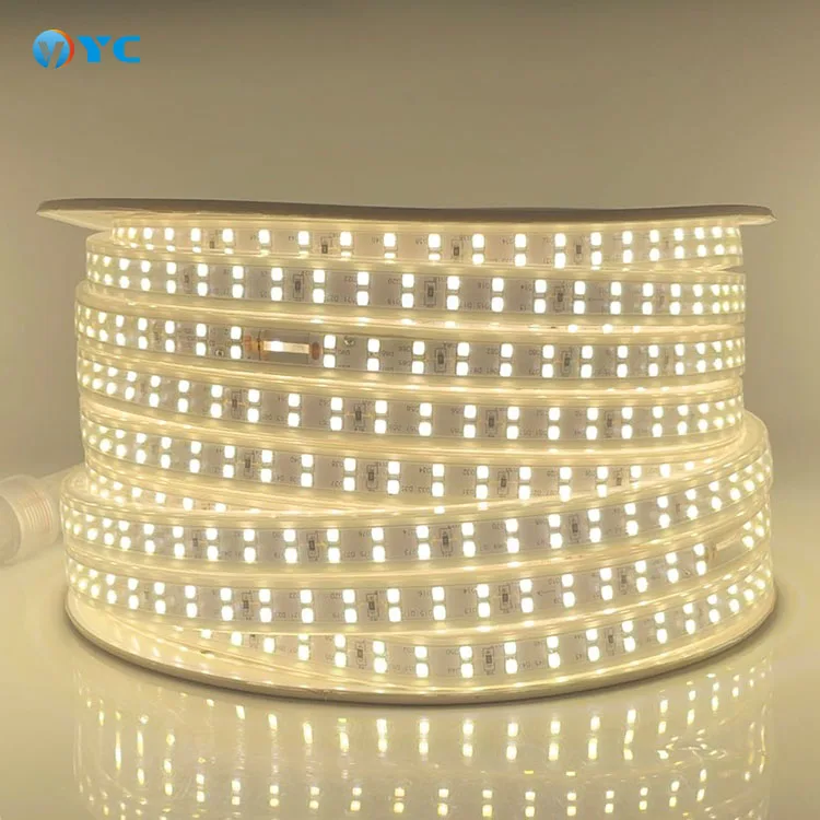Высококачественная СВЕТОДИОДНАЯ лента SMD 5050 220 В RGB для светодиодной панели самый дешевый продукт и один цвет можно менять
