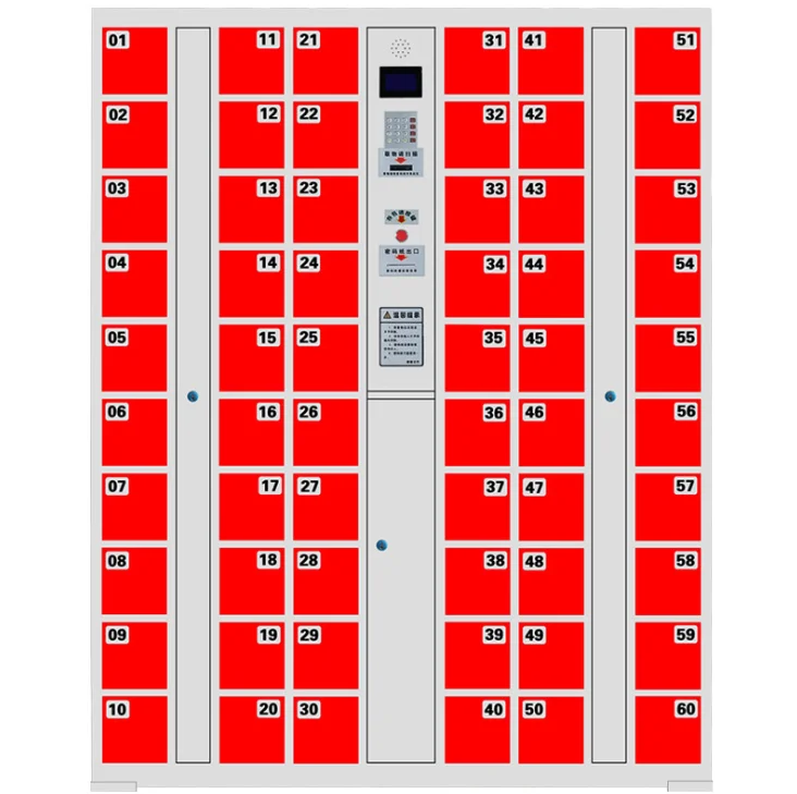 30/40/50/60 doors electronic mobile phone storage locker cabinet metal parcel locker for keys tools mobile phones