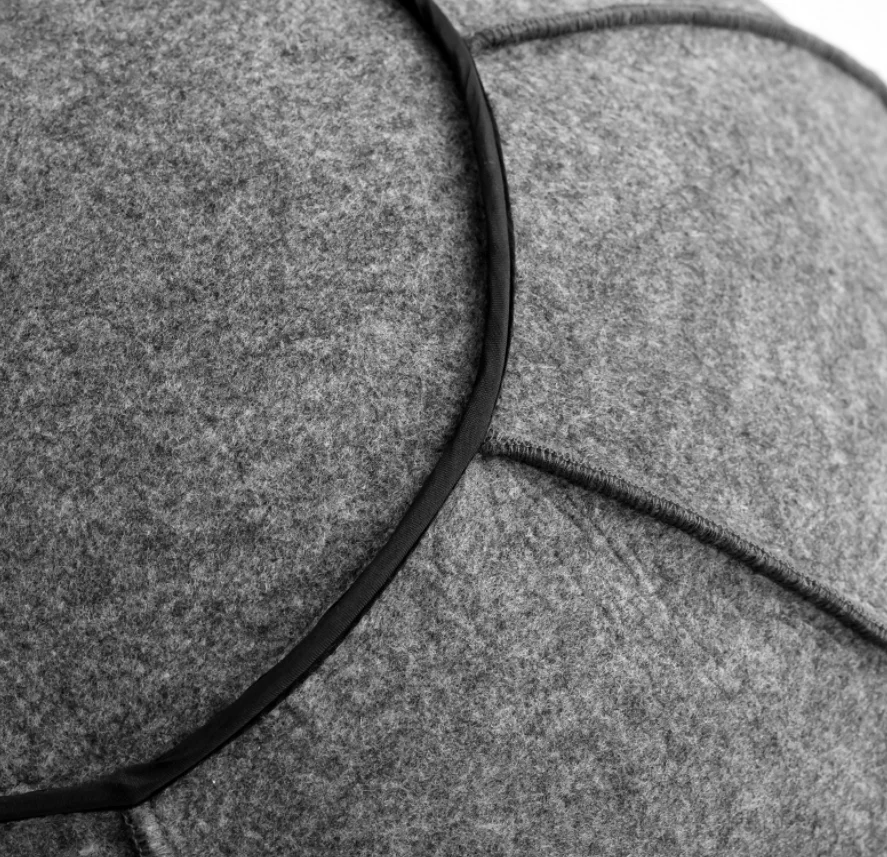 Custom Black 55 cm 65 cm 75 cm Body Exercise Balance Smooth Stretching Yoga Ball Cover with Handle
