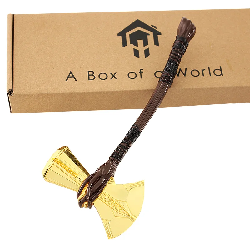 Hot Sale High Quality Metal Made Thor Hammer Marvel Props Mjolnir Thor Hammer With Base