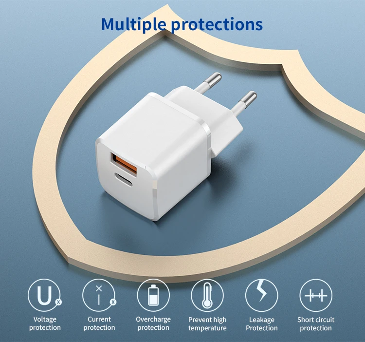 Factory PD 20w mobile cell phone fast charger charging usb 20 watt usbwallcharger