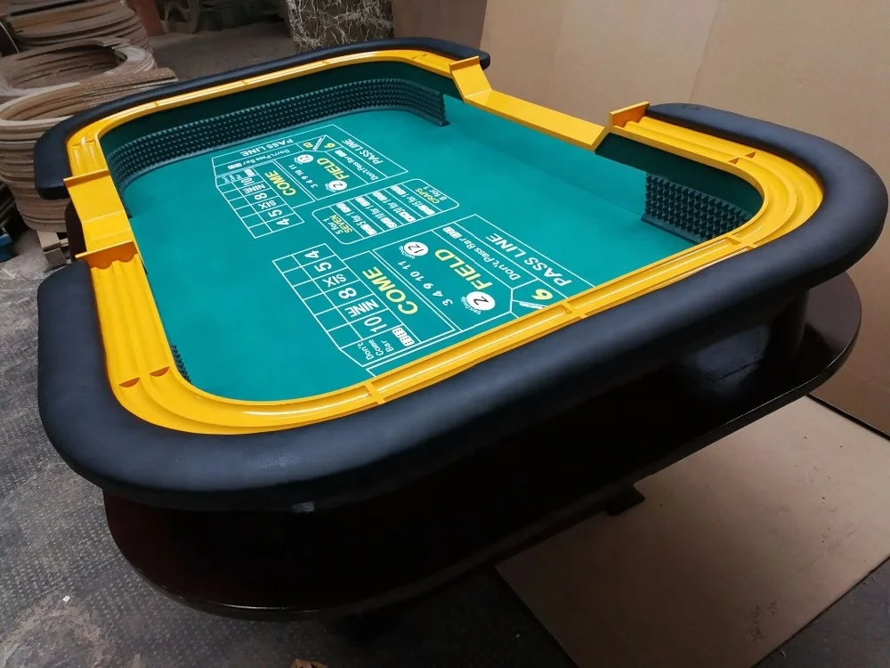 96 INCH Casino Portable Professional Craps Poker Table