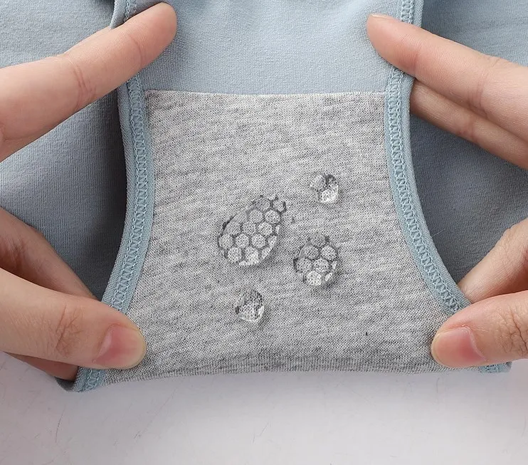 Factory Supply Teenage Cotton Mid-rise Panty for Young Girl Comfort Anti-Bacterial Physiological Underpants Girls Panties