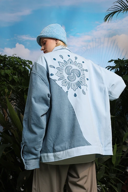 High quality design women blue jean jackets mens