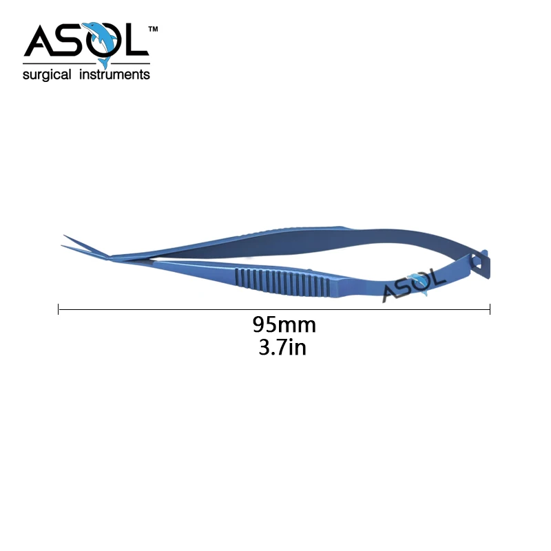 High quality ophthalmic instruments micro surgical scissors vannas capsulotomy scissors