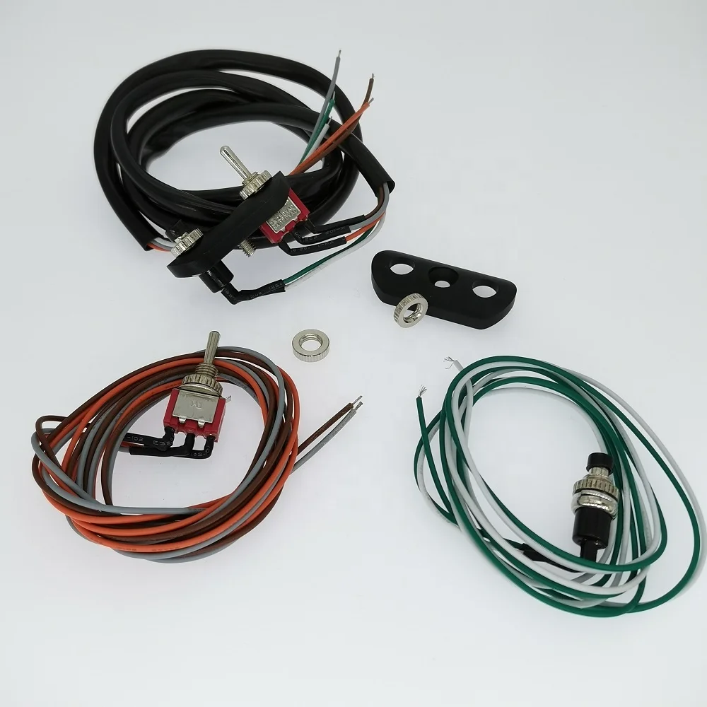 12V General  aluminum alloy  Motorcycle Handlebar Switch Control Assembly Waterproof Switch  accessories For ON/OFF/ON switch.