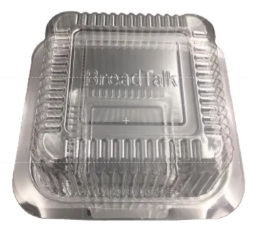 New Arrival Food Packaging Boxes Disposable Takeaway 5 inch square BOPS  Clamshell hamburger  Box