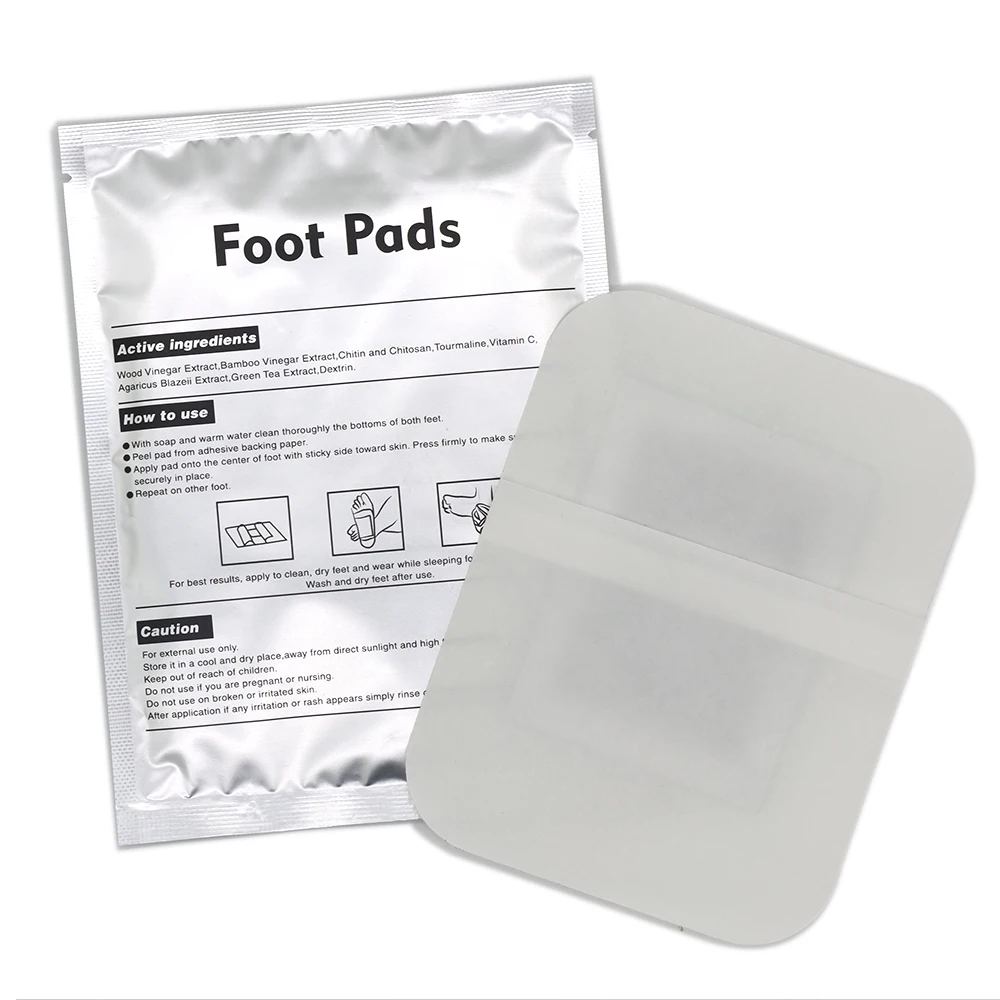 2022 ODM OEM Service Health Care Products Chinese Herbal Beauty bamboo Detox Foot Patch detox foot pads