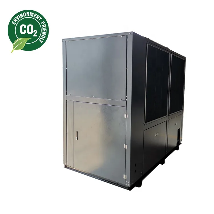 industrial air to water inverter CO2 high temp heat pump monobloc heater