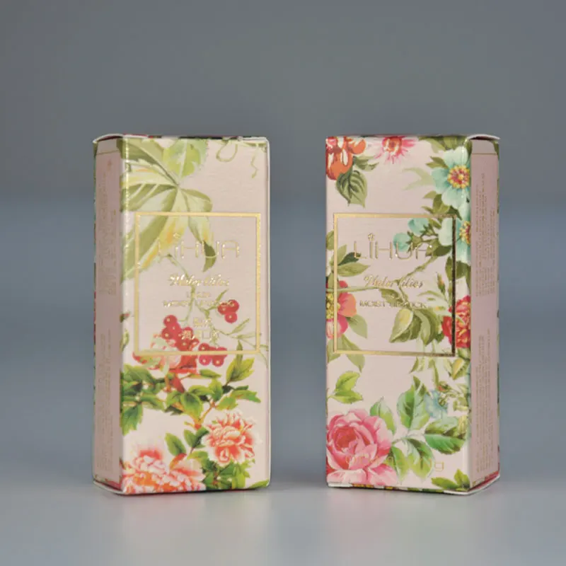 Customized Craft Paper Lipstick Cosmetic Packaging Boxes For Liquid Lipsticks Lip Gloss Cosmetics Product