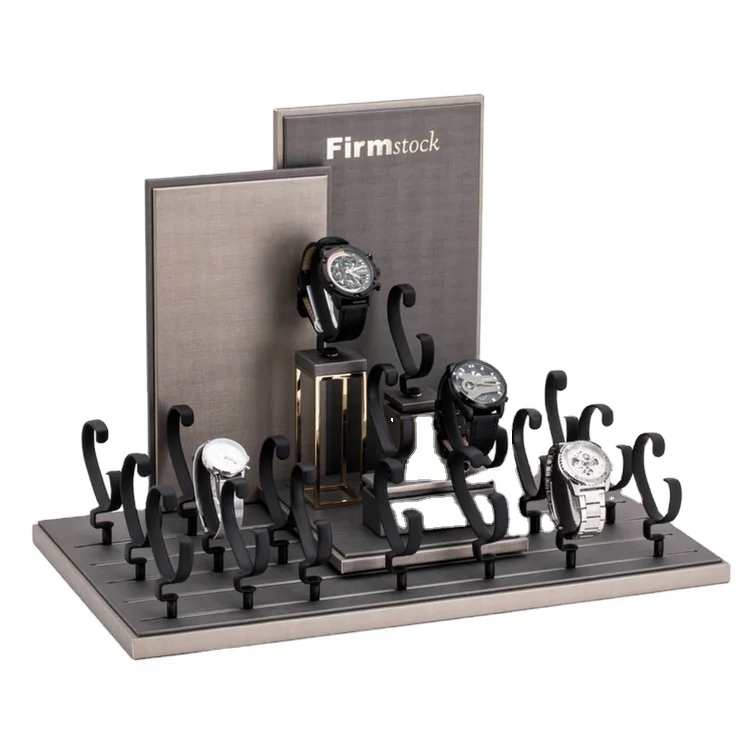 
Wrist Case Luxury Apple Watches Digital Standing Boxes Acrylic 4 Strap Shop Stands Jewelry Metal Watch Display Stand 