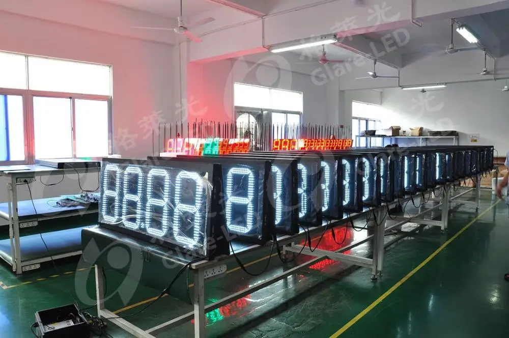 СВЕТОДИОДНЫЕ указатели цены на газ для автозаправочной станции/Цифровые топливо/дисплей станции