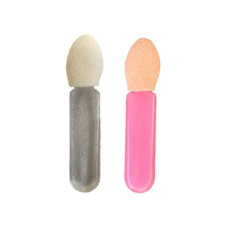 
Factory Direct Selling Cheap One-end Disposable Eyeshadow Sponge Brush with Foam Tip 