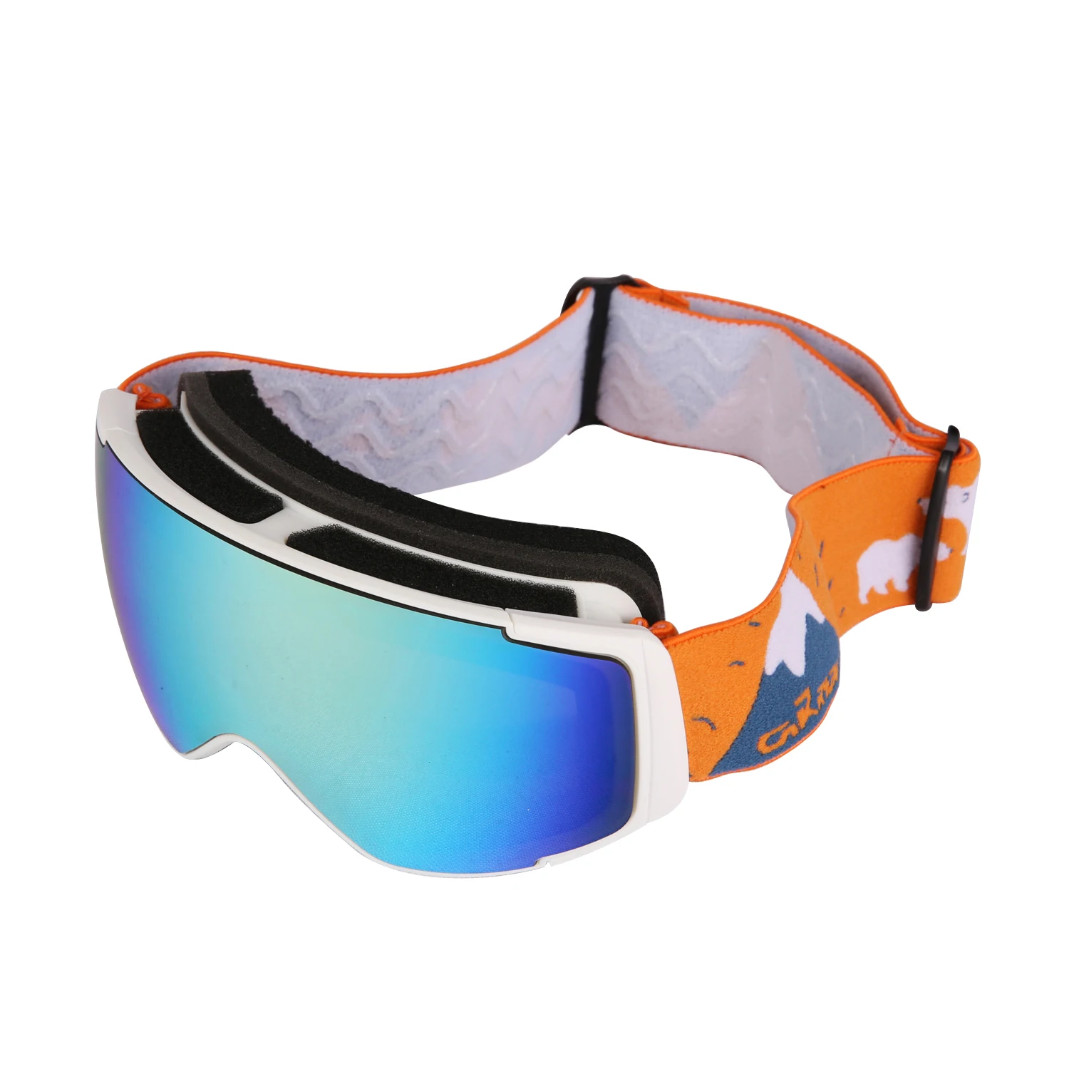 OTG Design UV Protection mirror coating revo tinted Lens Snowboard Snow sports glasses Ski Goggles for Adults