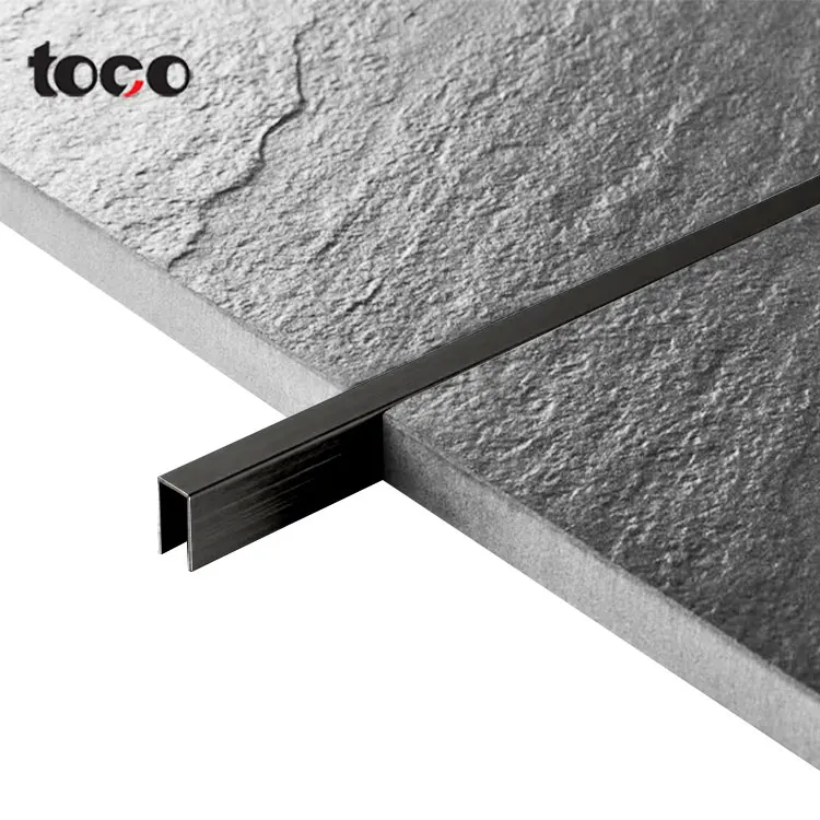 toco Tile Trim U Shape Stainless Steel Wall Trim Inside Corner Metal Tile Edge Trim