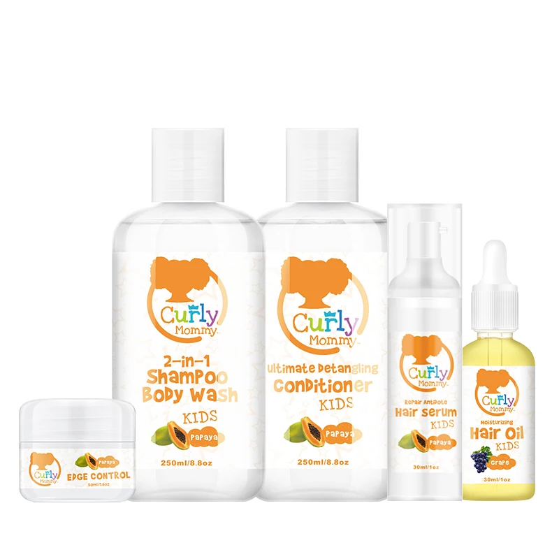 Curlymommy частная марка султафат бесплатно органический набор для ухода за ребенком 2 в 1 гель для душа