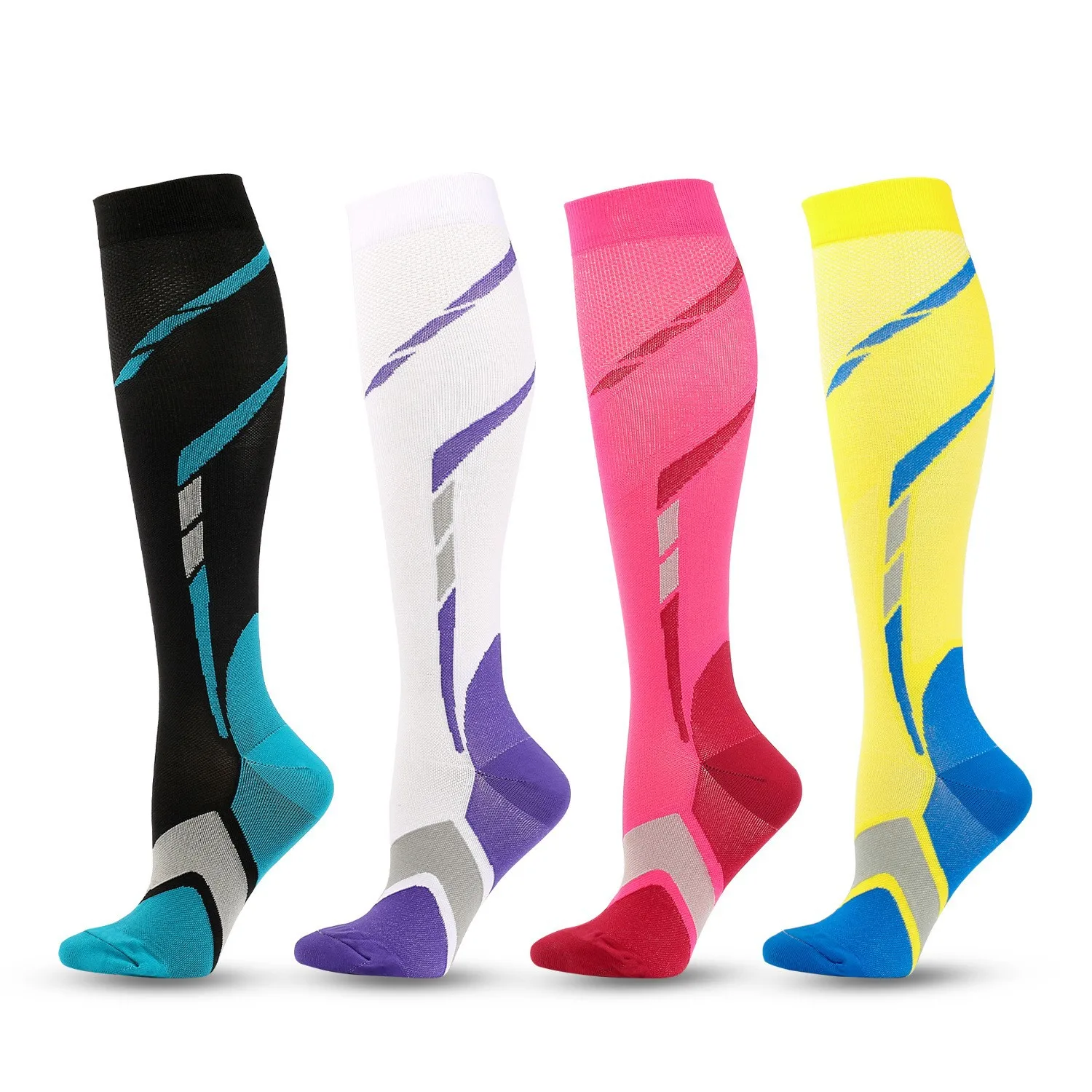 Sports Compression Socks Logo Retail Graduated Athletic For Men & Women Running Flight Travels Socks Calf Compression Socks