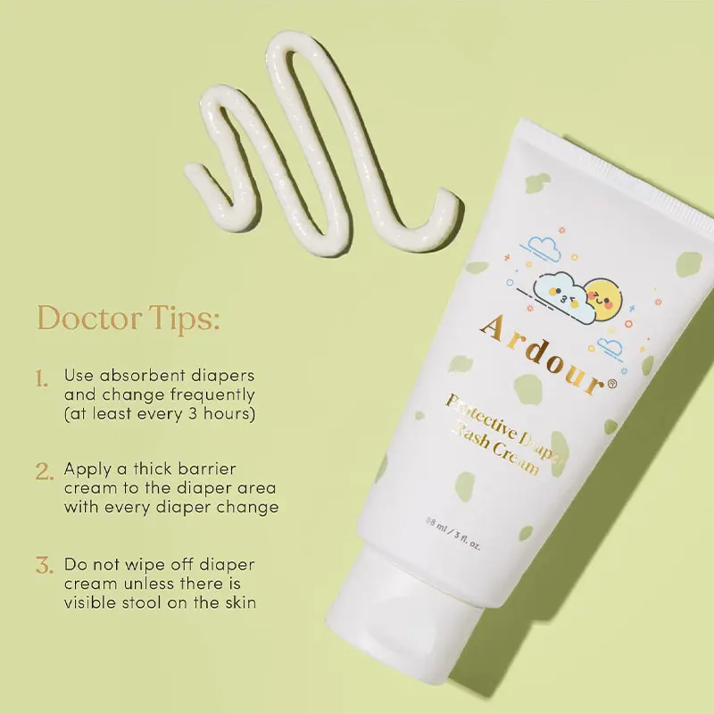 baby health care Organic Protective Baby Diaper Rash Cream for Sensitive Skin 14% Zinc Oxide Rash Ointment Cream Soothes