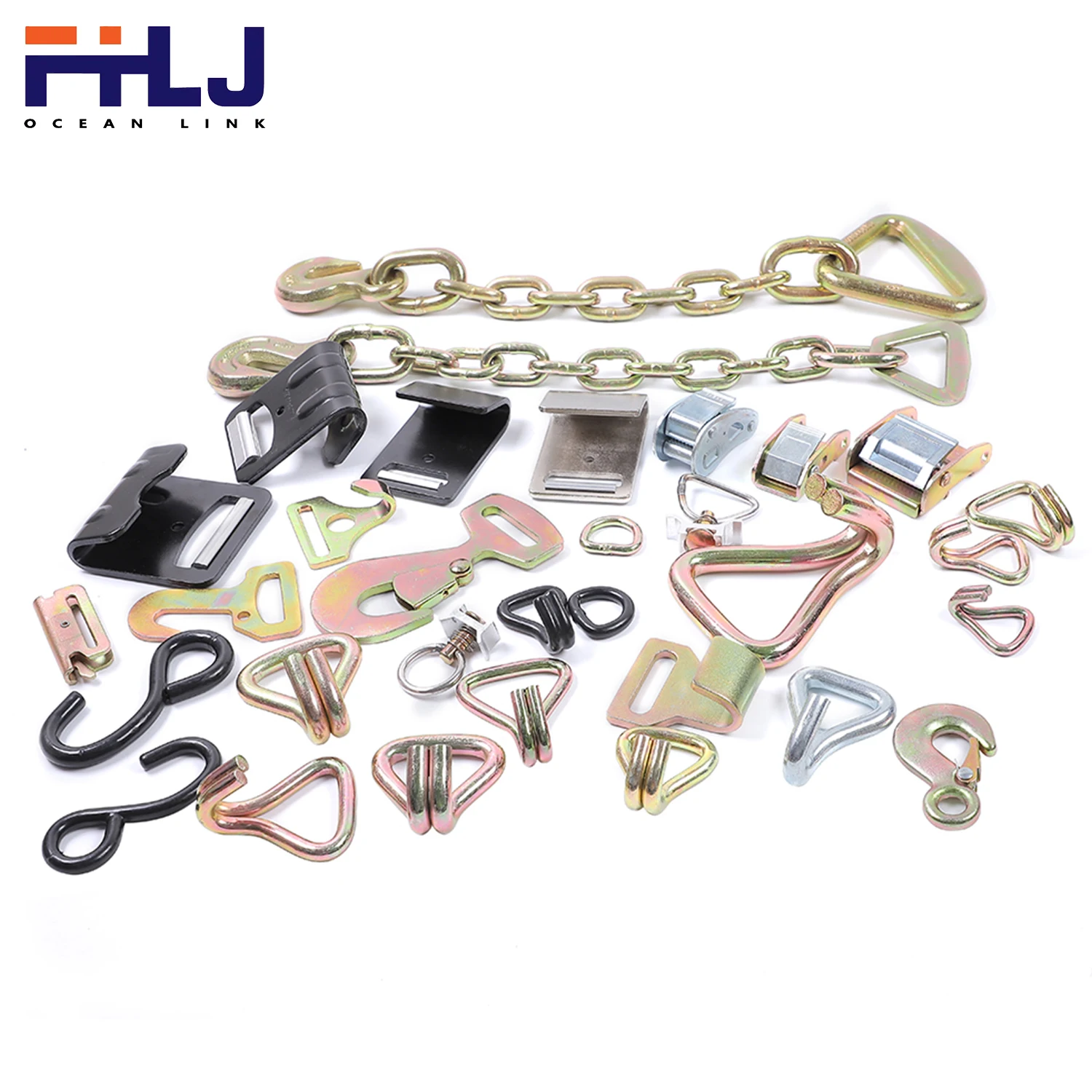 Heavy Duty G70 Truck Chain Trailer Chain with Clevis Grab Hooks Chain Hook
