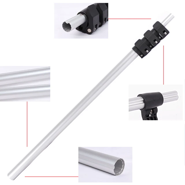 Aluminium Telescopic Customized Clamp Lock Multi-purpose Pole