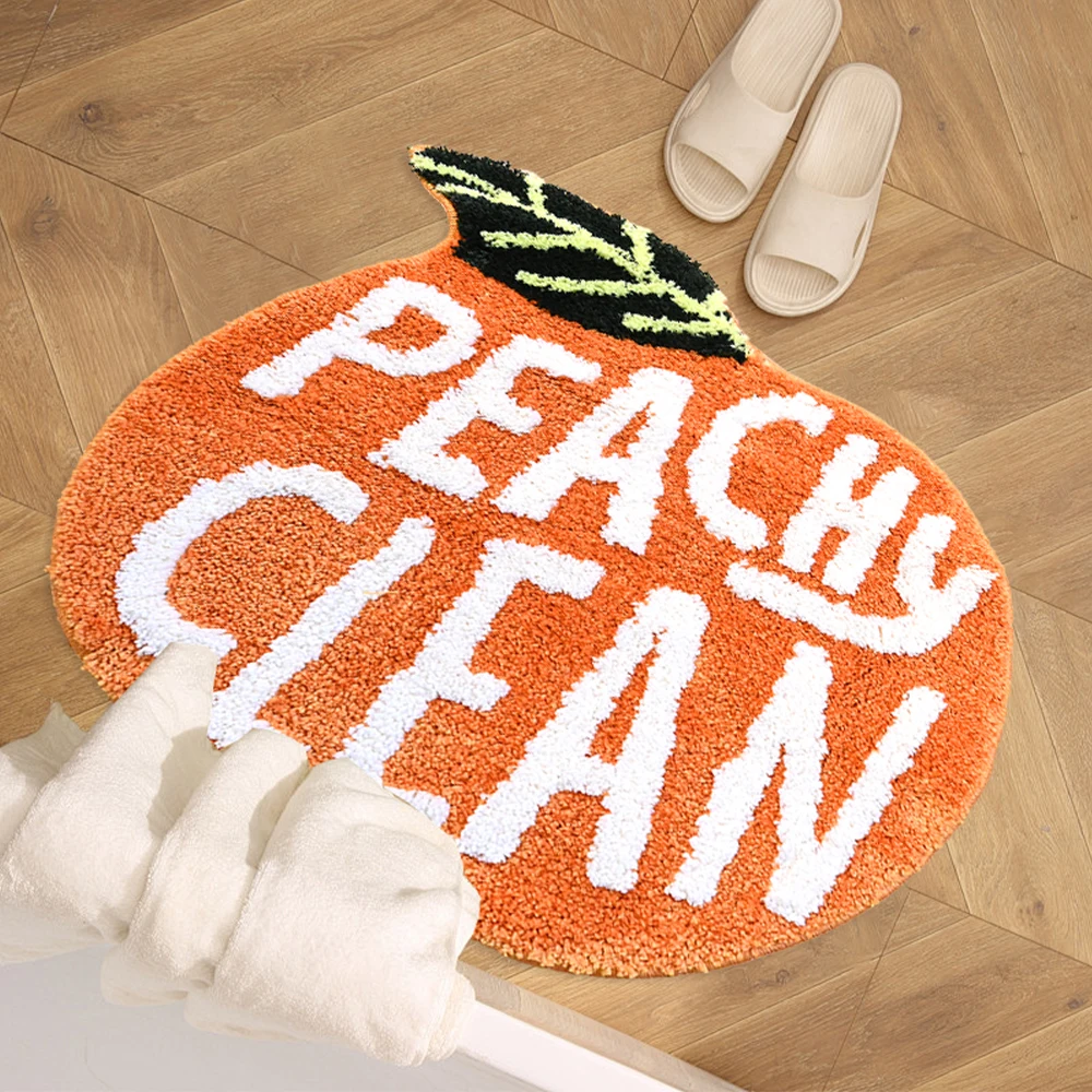 ALLIFEMATS Mats Machine Washable Quick Dry Bathmat Soft Cozy Plush Rug for Tub Flocked Bath Mat