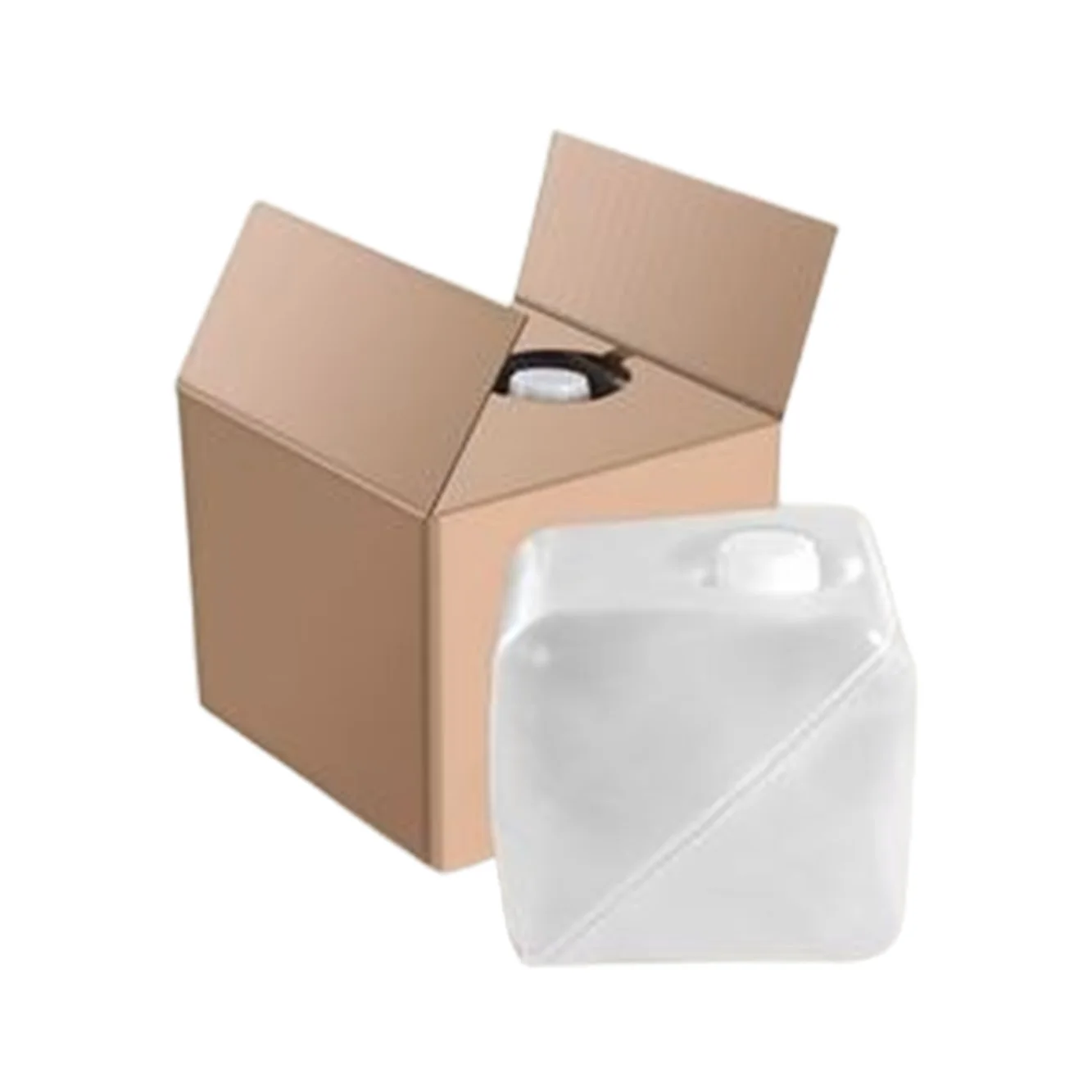 LDPE пластиковый контейнер для хранения 5 литров галлон на открытом воздухе Складные портативные пластиковые пакеты для воды, кубитейнер