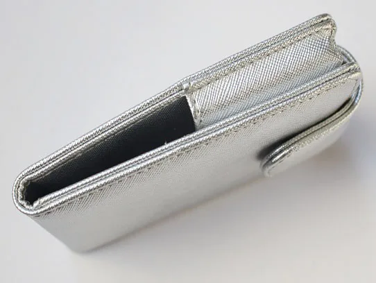 Mini cosmetic organizer manufacturer glitter saffiano faux leather lipstick case with mirror