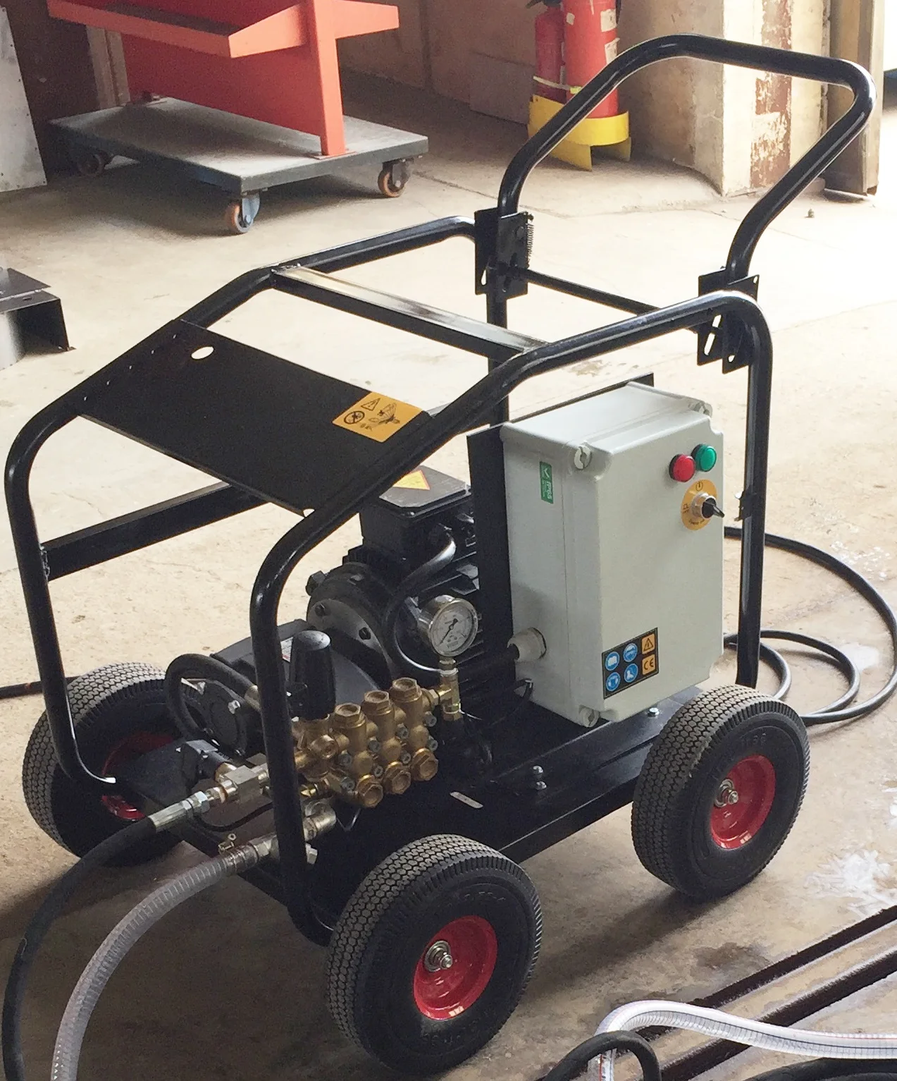 OEM 2900PSI 5.5KW Industrial Electric Cold Water Pressure washer Gun Water Jet Cleaning Machine Pressure Cleaning Equipment