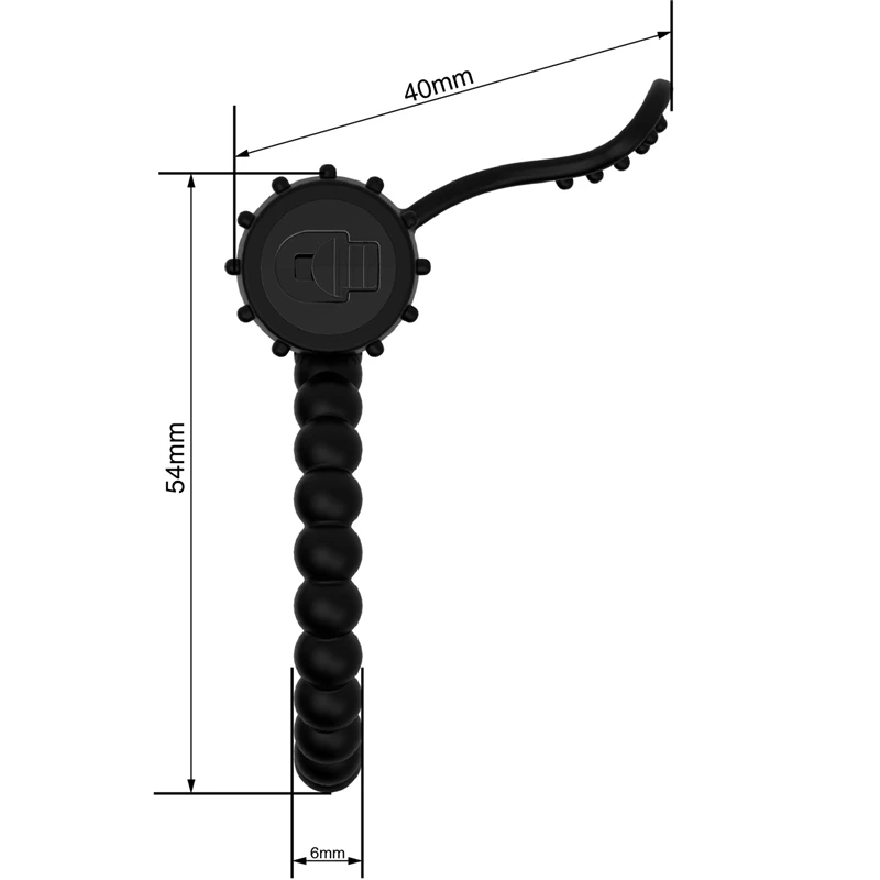 Strong Vibration Cock Penis Ring Vibrator Silicone Tongue Rubber Male Products Delay Ejaculation Cock Ring For Men Adult Sex Toy