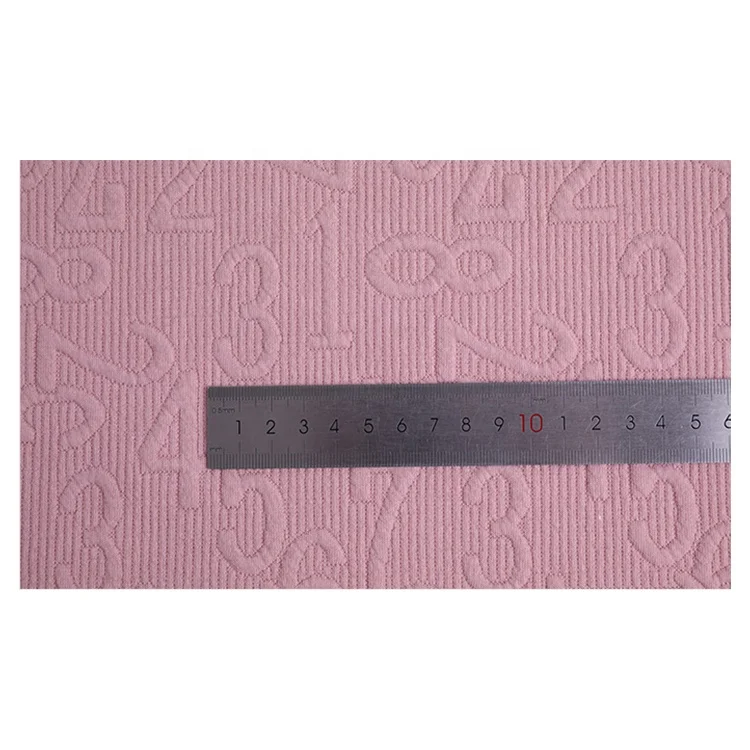 High quality polyester knitted rib jacquard knitted fabric furniture fabric wholesale