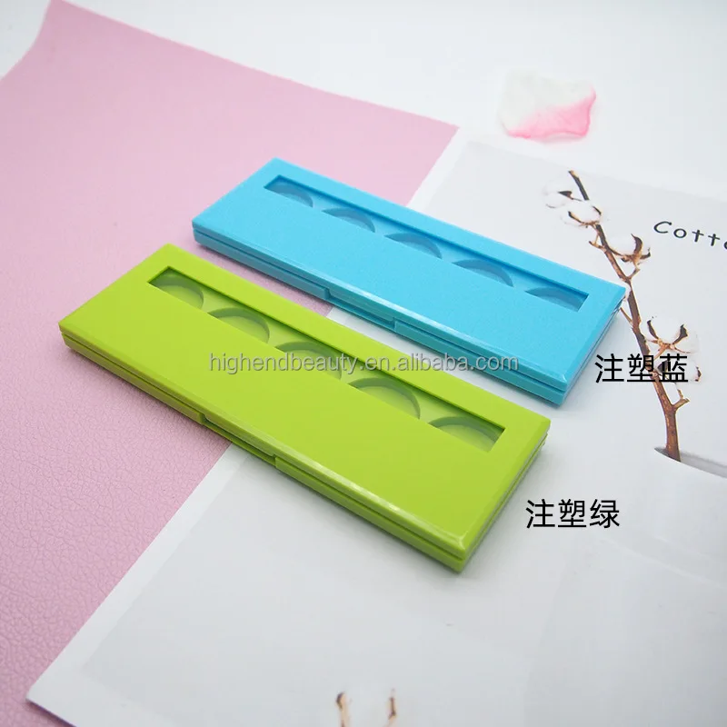 5 Colors Wholesale Custom Logo DIY Eyeshadow Empty Eyeshadow Palette Plastic Packaging