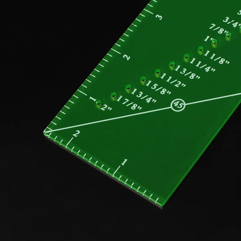 DIY Sewing Patchwork Tools Combination Sewing Machine Resistance Ruler Perforated Seam Measurement Guide Ruler Ruler Positioning